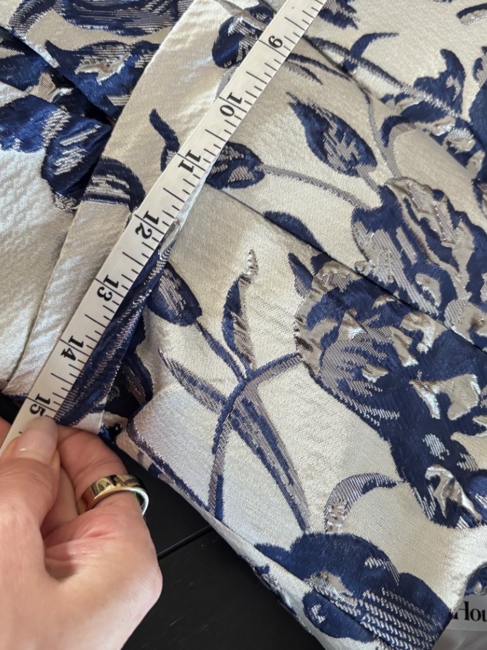 NWT - JJ's House Janae Off the Shoulder Floral Print Jacquard Midi Dress - Picture 10 of 10